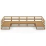 7-teiliges Gartensitzgruppen-Set aus massivem Kiefernholz. von , Gartensets - Ref: Foro24-3076132, Preis: 460,02 €, Rabatt: %