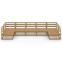 Juego de muebles de jardín 7 piezas madera maciza de pino de , Conjuntos de jardín - Ref: Foro24-3076132, Precio: 459,59 €
