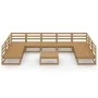 Gartengarnitur 10-teilig Massivholz Kiefer von , Gartensets - Ref: Foro24-3076147, Preis: 700,88 €, Rabatt: %