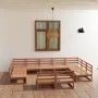 11-teiliges Gartensitzgruppen-Set aus massivem Kiefernholz von , Gartensets - Ref: Foro24-3076172, Preis: 759,99 €, Rabatt: %