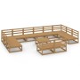 13-teiliges Gartensitzgruppen-Set aus massivem Kiefernholz von , Gartensets - Ref: Foro24-3076187, Preis: 895,56 €, Rabatt: %