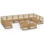 Juego de muebles de jardín 13 piezas madera maciza de pino by , Garden sets - Ref: Foro24-3076187, Price: 883,48 €, Discount: %