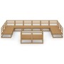 12-teiliges Gartensitzgruppen-Set aus massivem Kiefernholz von , Gartensets - Ref: Foro24-3076222, Preis: 818,11 €, Rabatt: %
