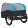 Remolque para bicicleta hierro negro y azul 45 kg de , Remolques para bicicletas - Ref: Foro24-94128, Precio: 77,29 €, Descue...