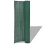 Double-sided green PVC garden fence 90x300 cm by vidaXL, fence panels - Ref: Foro24-43623, Price: 30,81 €, Discount: %