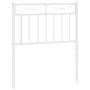 Cabecero de metal blanco 75 cm de , Cabeceros y pies de cama - Ref: Foro24-373766, Precio: 21,16 €, Descuento: %