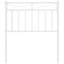 White metal headboard 75 cm by , Headboards and footboards - Ref: Foro24-373766, Price: 21,49 €, Discount: %