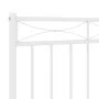 Cabecero de metal blanco 75 cm de , Cabeceros y pies de cama - Ref: Foro24-373766, Precio: 21,16 €, Descuento: %