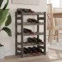 Botellero para 20 botellas madera maciza de pino gris by , Wine racks - Ref: Foro24-373379, Price: 33,87 €, Discount: %