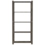 Regal aus massiver Kiefer in Grau mit 5 Ebenen, 80x38x170 cm. von , Industrieregale - Ref: Foro24-373385, Preis: 60,78 €, Rab...
