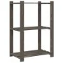 Regal aus massiver Kiefer in Grau, 3 Ebenen, 60x38x90 cm. von , Industrieregale - Ref: Foro24-373387, Preis: 43,84 €, Rabatt: %