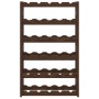 Botellero para 30 botellas madera maciza de pino marrón by , Wine racks - Ref: Foro24-373391, Price: 37,06 €, Discount: %