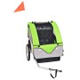 Grauer und grüner Fahrradanhänger 30 kg von vidaXL, Fahrradanhänger - Ref: Foro24-91374, Preis: 174,59 €, Rabatt: %