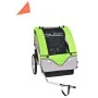 Gray and green bicycle trailer 30 kg by vidaXL, Bicycle trailers - Ref: Foro24-91374, Price: 168,20 €, Discount: %
