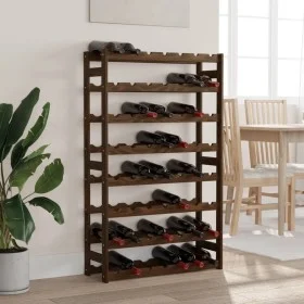 Weinregal für 56 Flaschen aus massivem braunem Kiefernholz. von , Weinregale - Ref: Foro24-373393, Preis: 68,69 €, Rabatt: %