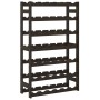 Botellero para 42 botellas madera maciza de pino negro by , Wine racks - Ref: Foro24-373403, Price: 42,42 €, Discount: %
