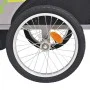 Remolque para bicicletas gris y verde 30 kg de vidaXL, Remolques para bicicletas - Ref: Foro24-91374, Precio: 168,20 €, Descu...