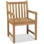 Gartenstühle 2 Einheiten aus massivem Teakholz von vidaXL, Gartenstühle - Ref: Foro24-43250, Preis: 296,93 €, Rabatt: %