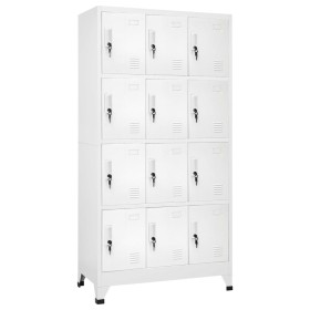 Spind mit 12 Fächern 90x45x180 cm von vidaXL, Schließfächer und Lagerschränke - Ref: Foro24-244476, Preis: 338,87 €, Rabatt: %