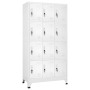 Spind mit 12 Fächern 90x45x180 cm von vidaXL, Schließfächer und Lagerschränke - Ref: Foro24-244476, Preis: 338,87 €, Rabatt: %