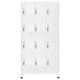 Spind mit 12 Fächern 90x45x180 cm von vidaXL, Schließfächer und Lagerschränke - Ref: Foro24-244476, Preis: 338,87 €, Rabatt: %