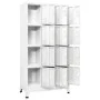 Locker with 12 compartments 90x45x180 cm by vidaXL, Lockers and storage cabinets - Ref: Foro24-244476, Price: 320,71 €, Disco...