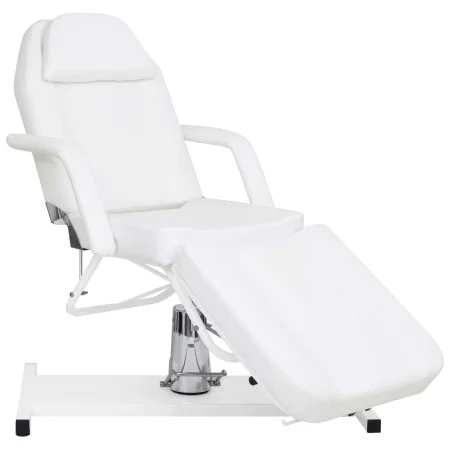 Camilla de masaje blanca 180x62x(87-112) cm de , Mesas de masaje - Ref: Foro24-110264, Precio: 460,38 €, Descuento: %