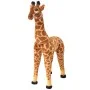 Brown and yellow standing plush giraffe XXL by vidaXL, Stuffed animals - Ref: Foro24-91336, Price: 89,69 €, Discount: %