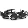 Garden furniture set 13 pieces black wood pine wood by , Garden sets - Ref: Foro24-3075283, Price: 879,69 €, Discount: %