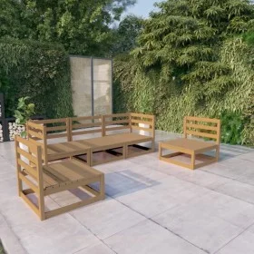 Gartenmöbel 5 Stück honigbraunes massives Kiefernholz von , Gartensets - Ref: Foro24-3075392, Preis: 333,66 €, Rabatt: %