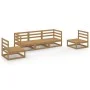 Muebles de jardín 5 piezas marrón miel madera maciza de pino de , Conjuntos de jardín - Ref: Foro24-3075392, Precio: 333,63 €...