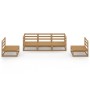 Gartenmöbel 5 Stück honigbraunes massives Kiefernholz von , Gartensets - Ref: Foro24-3075392, Preis: 338,80 €, Rabatt: %