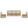 Muebles de jardín 5 piezas marrón miel madera maciza de pino de , Conjuntos de jardín - Ref: Foro24-3075392, Precio: 333,63 €...