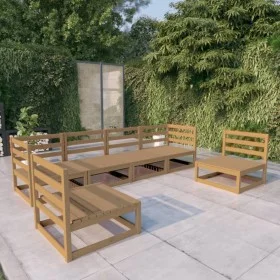 Gartenmöbel 6 Stück honigbraunes massives Kiefernholz von , Gartensets - Ref: Foro24-3075402, Preis: 387,71 €, Rabatt: %