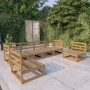 Gartenmöbel 6 Stück honigbraunes massives Kiefernholz von , Gartensets - Ref: Foro24-3075402, Preis: 392,79 €, Rabatt: %