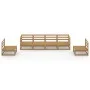 Muebles de jardín 6 piezas marrón miel madera maciza de pino de , Conjuntos de jardín - Ref: Foro24-3075402, Precio: 387,71 €...