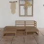Garden furniture 5 pieces honey brown solid pine wood by , Garden sets - Ref: Foro24-3075482, Price: 347,85 €, Discount: %
