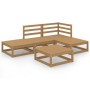 Gartenmöbel 5 Stück honigbraunes massives Kiefernholz von , Gartensets - Ref: Foro24-3075482, Preis: 353,04 €, Rabatt: %