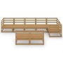 Gartenmöbel 8 Stück honigbraunes massives Kiefernholz von , Gartensets - Ref: Foro24-3075617, Preis: 533,44 €, Rabatt: %
