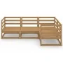 Muebles de jardín 4 piezas marrón miel madera madera de pino de , Conjuntos de jardín - Ref: Foro24-3075547, Precio: 263,01 €...