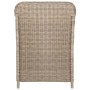 Garden chairs with cushions 2 units brown synthetic rattan by vidaXL, Garden chairs - Ref: Foro24-44147, Price: 309,51 €, Dis...