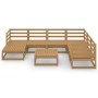 Gartenmöbel 8 Stück honigbraunes massives Kiefernholz von , Gartensets - Ref: Foro24-3075712, Preis: 540,30 €, Rabatt: %