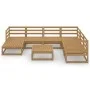 Muebles de jardín 8 piezas marrón miel madera maciza de pino de , Conjuntos de jardín - Ref: Foro24-3075712, Precio: 532,99 €...