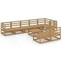 Gartenmöbel 9 Stück honigbraunes massives Kiefernholz von , Gartensets - Ref: Foro24-3075622, Preis: 580,85 €, Rabatt: %