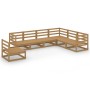 Gartenmöbel 7-teilig honigbraunes massives Kiefernholz von , Gartensets - Ref: Foro24-3075767, Preis: 468,42 €, Rabatt: %
