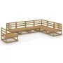 Muebles de jardín 7 piezas marrón miel madera maciza de pino de , Conjuntos de jardín - Ref: Foro24-3075767, Precio: 468,68 €...