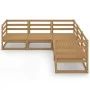 Muebles de jardín 5 piezas marrón miel madera maciza de pino de , Conjuntos de jardín - Ref: Foro24-3075727, Precio: 311,88 €...
