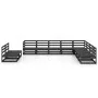 Garden furniture set 10 pieces and black pine wood cushions by , Garden sets - Ref: Foro24-3075868, Price: 703,14 €, Discount: %