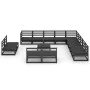 Juego de muebles de jardín 14 pzas y cojines negro madera pino de , Conjuntos de jardín - Ref: Foro24-3075913, Precio: 976,58...