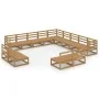 Gartenmöbel-Set 13-teilig aus massivem honigbraunem Kiefernholz von , Gartensets - Ref: Foro24-3075907, Preis: 861,96 €, Raba...